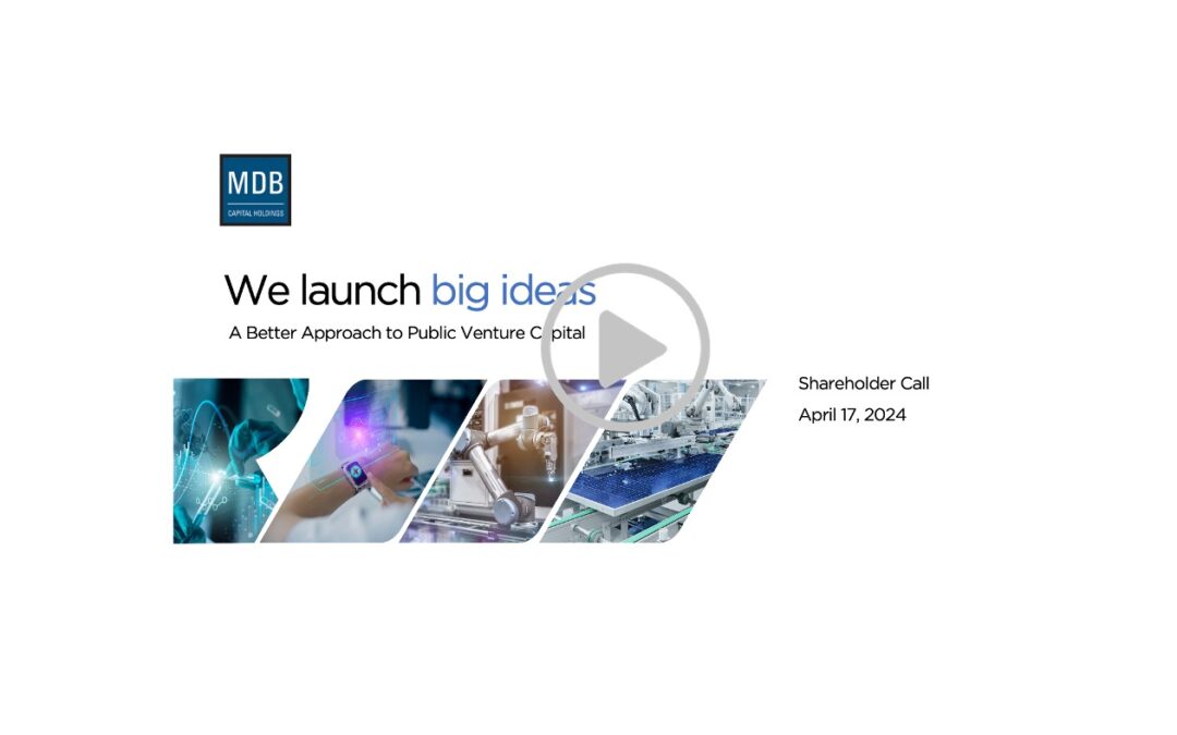 MDB Capital Hosts 2023 Year-End Update