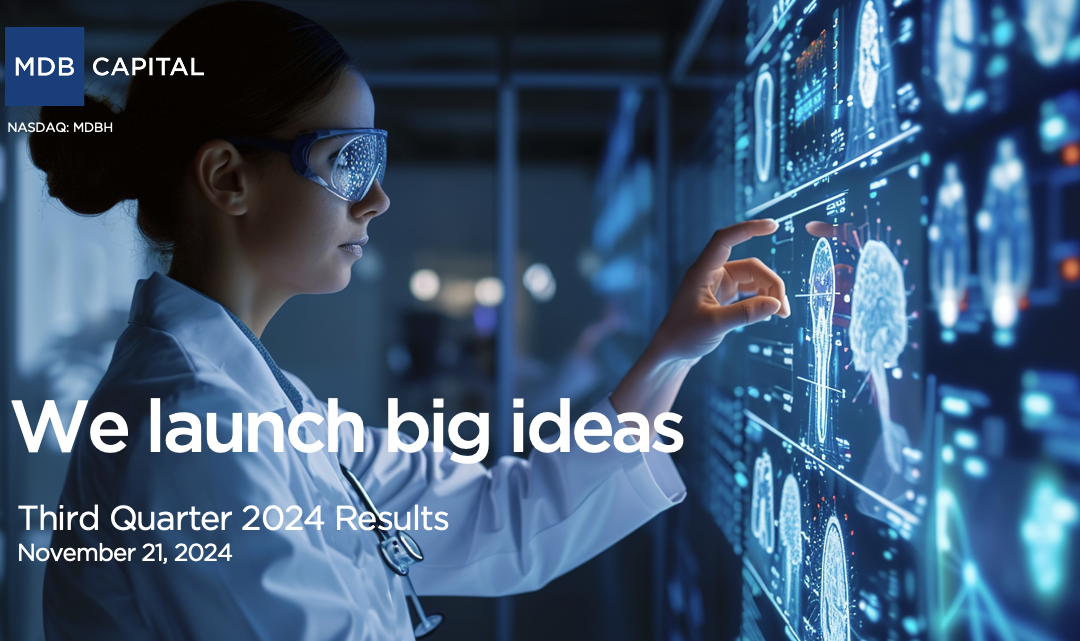MDB Capital Holdings Third Quarter 2024 Results Webinar
